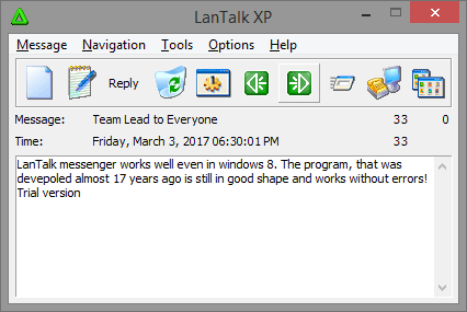 LanTalk XP LAN Messenger - Winpopup replacement